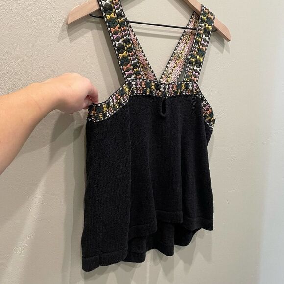Madewell Embroidered Swing Sweater Tank - Size: Medium - Picture 6 of 10